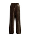 Black wide-leg jeans on a white background