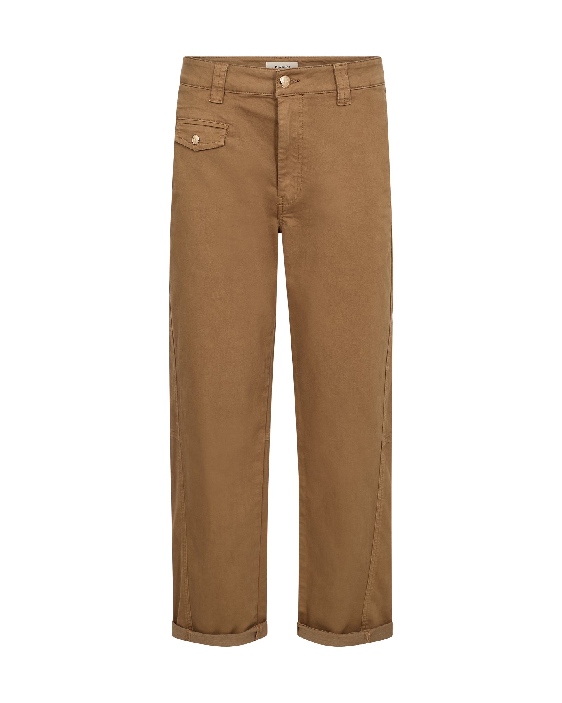 Brown pants on a white background
