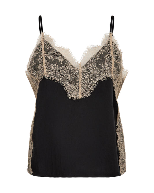 lace trimmed camisole top from mos mosh