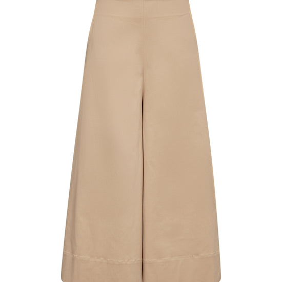 Beige trousers on a white background