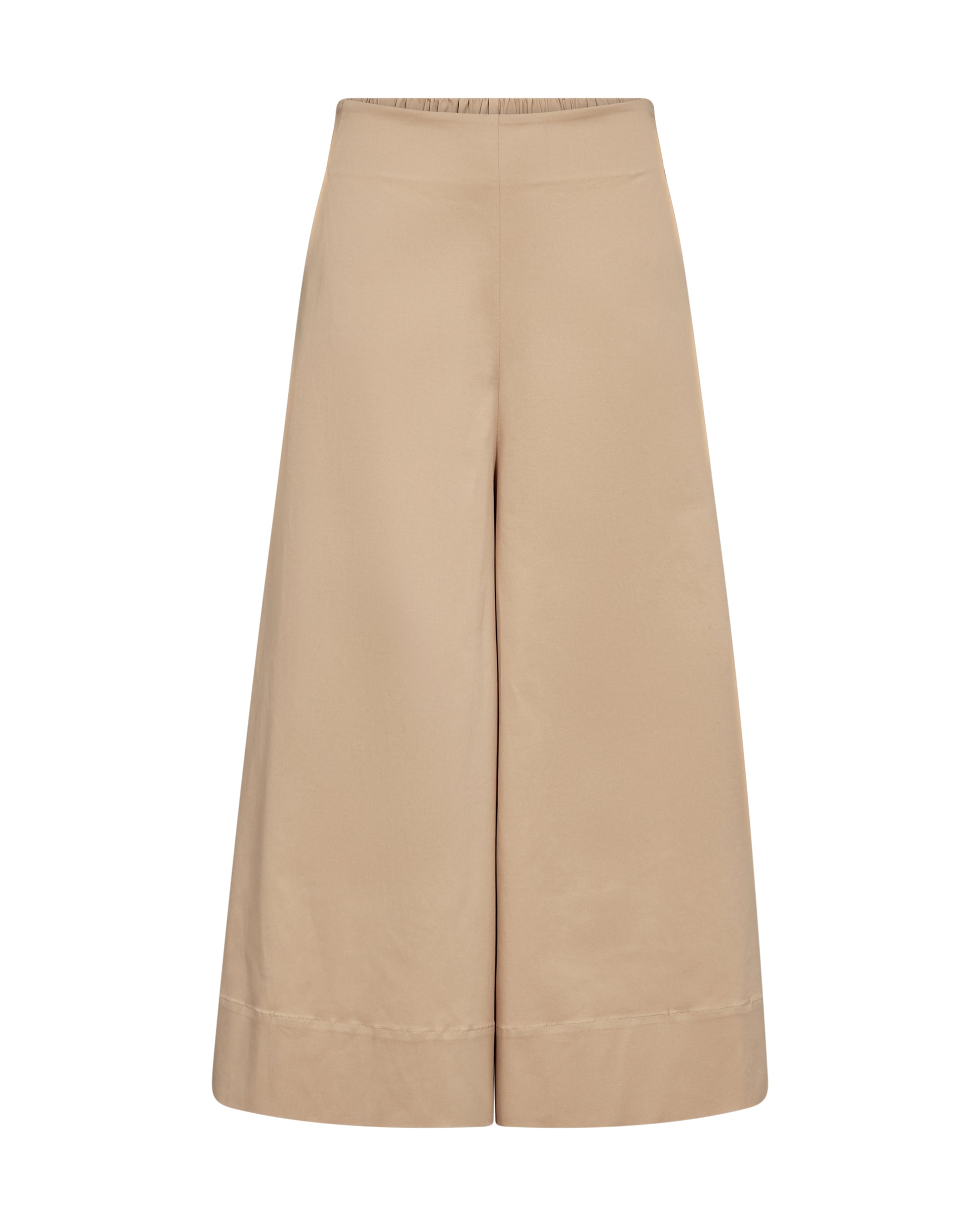 Beige trousers on a white background