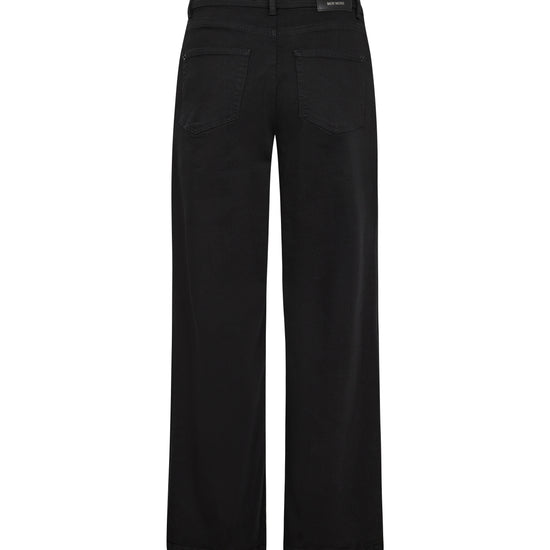 Black pants on a white background rear view