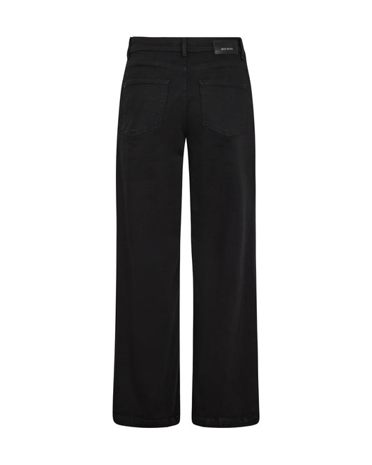 Black pants on a white background rear view