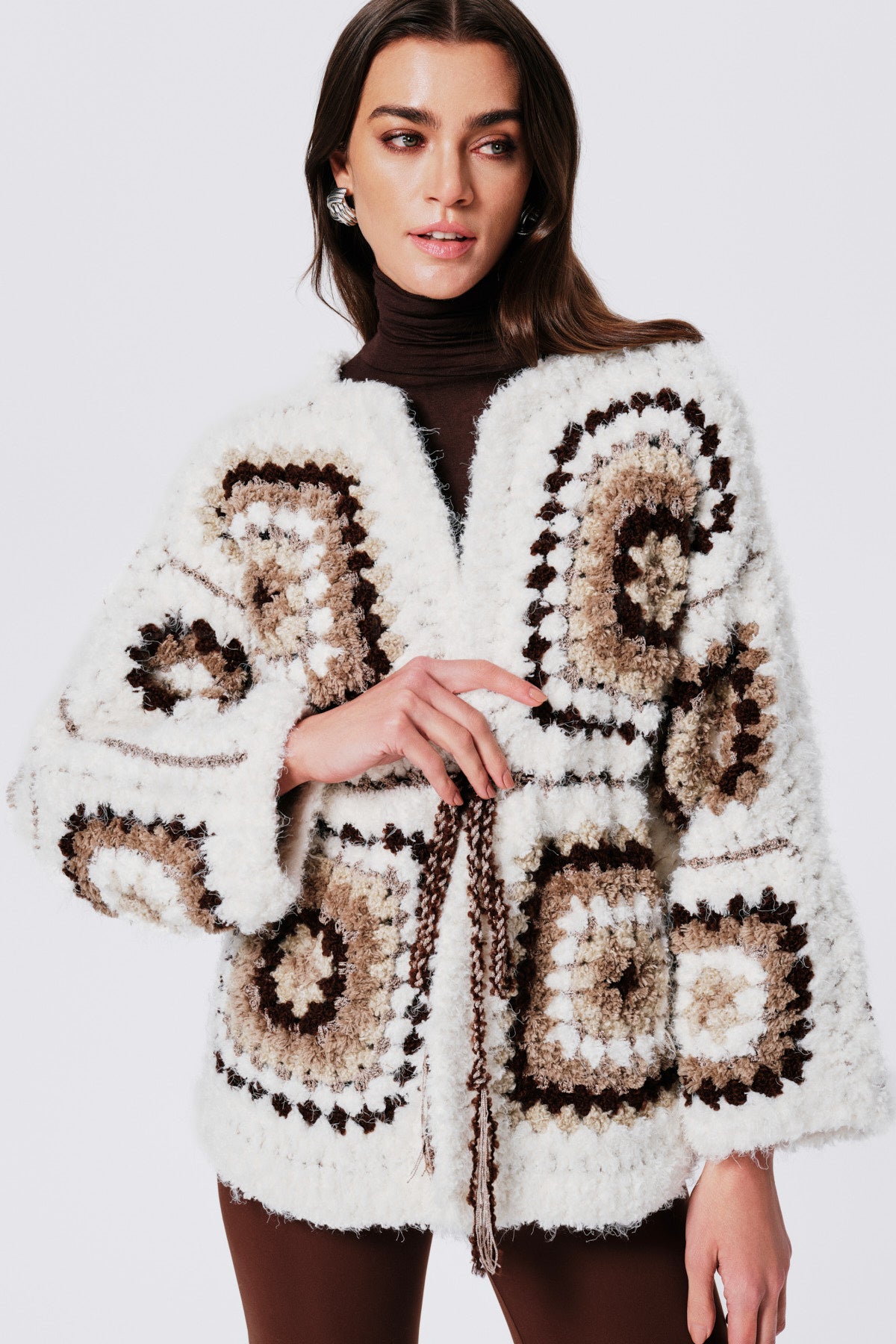 Madison Hand Knit Cardigan Oak Brown – Sass & Edge