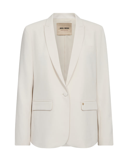 Single breasted cream blazer