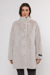 birch faux fur coat 