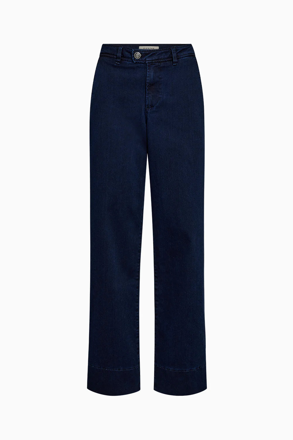 dark blue wide leg jeans from pieszak