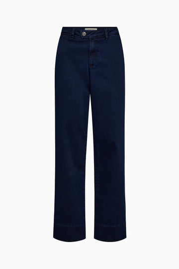 dark blue wide leg jeans from pieszak