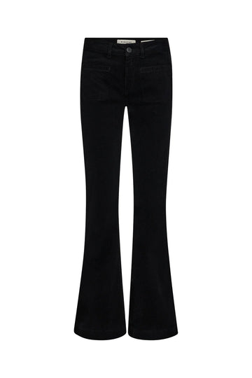Cara 70s Baby Cord Jeans Black