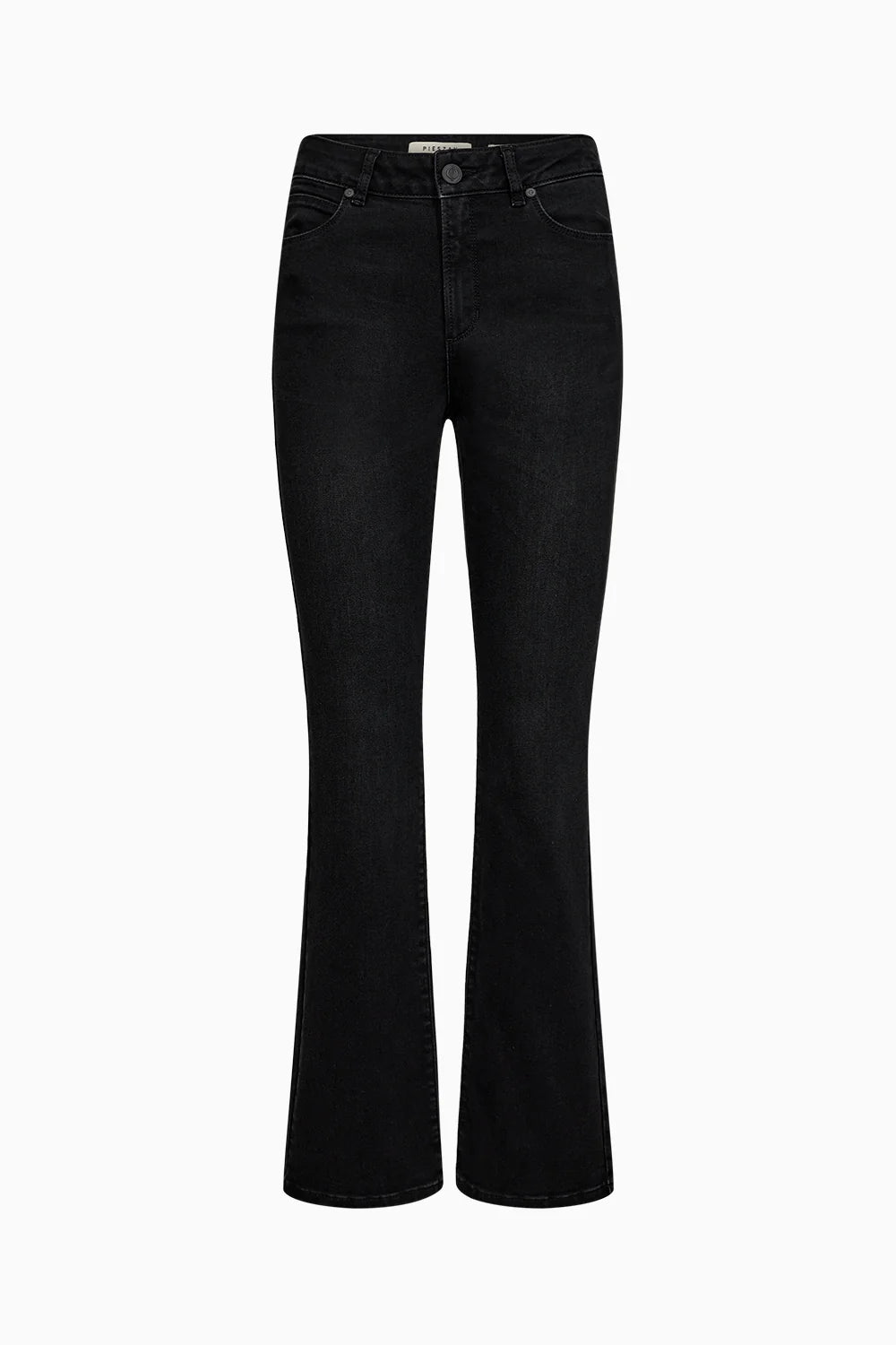 Black jeans on a white background