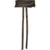 brown leather tie belt 