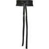 Lanni Leather Tie Belt Black