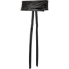 Lanni Leather Tie Belt Black