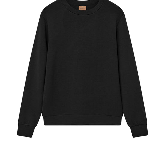 Mens black crew neck sweatshirt