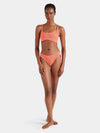 Phoebe Underband Bikini Metallic Coral