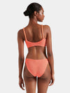 Phoebe Underband Bikini Metallic Coral