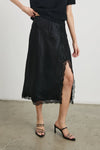 Rylan Skirt Black Crinkle