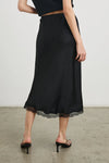 Rylan Skirt Black Crinkle