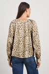 Sandra Top Champagne Leopard