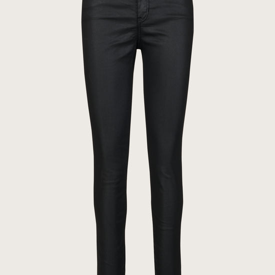 black high rise slim fit jeans