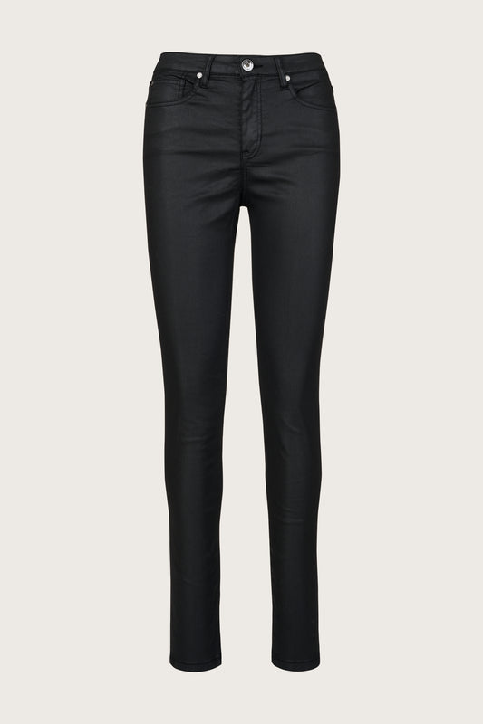 black high rise slim fit jeans