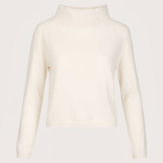 White open neck jumper