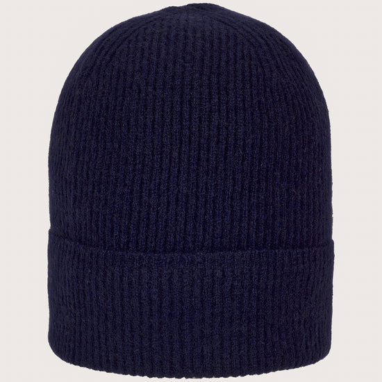 Renwick Fishermans Cashmere Beanie Navy