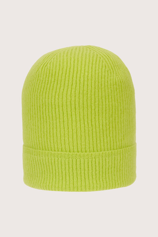 Renwick Fishermans Cashmere Beanie Lime