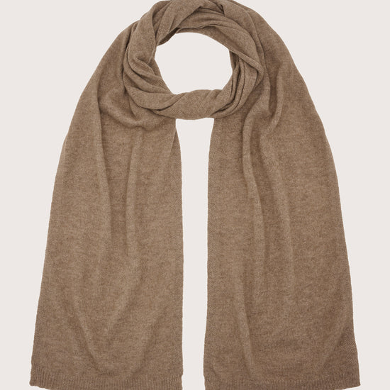 Brown cashmere scarf