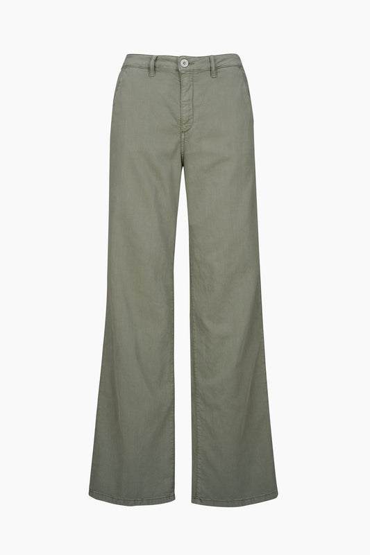 Wide leg linen trousers