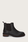 Short black chelsea boot