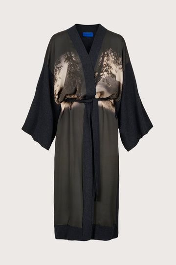 Angus Kimono Knit Black