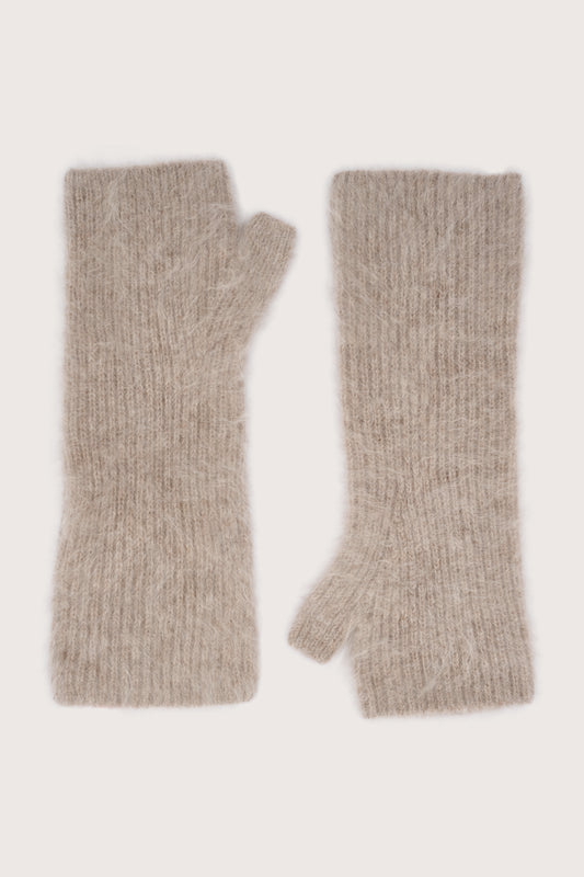 light chestnut cashmere wristwarmers from Absolute Cashmere