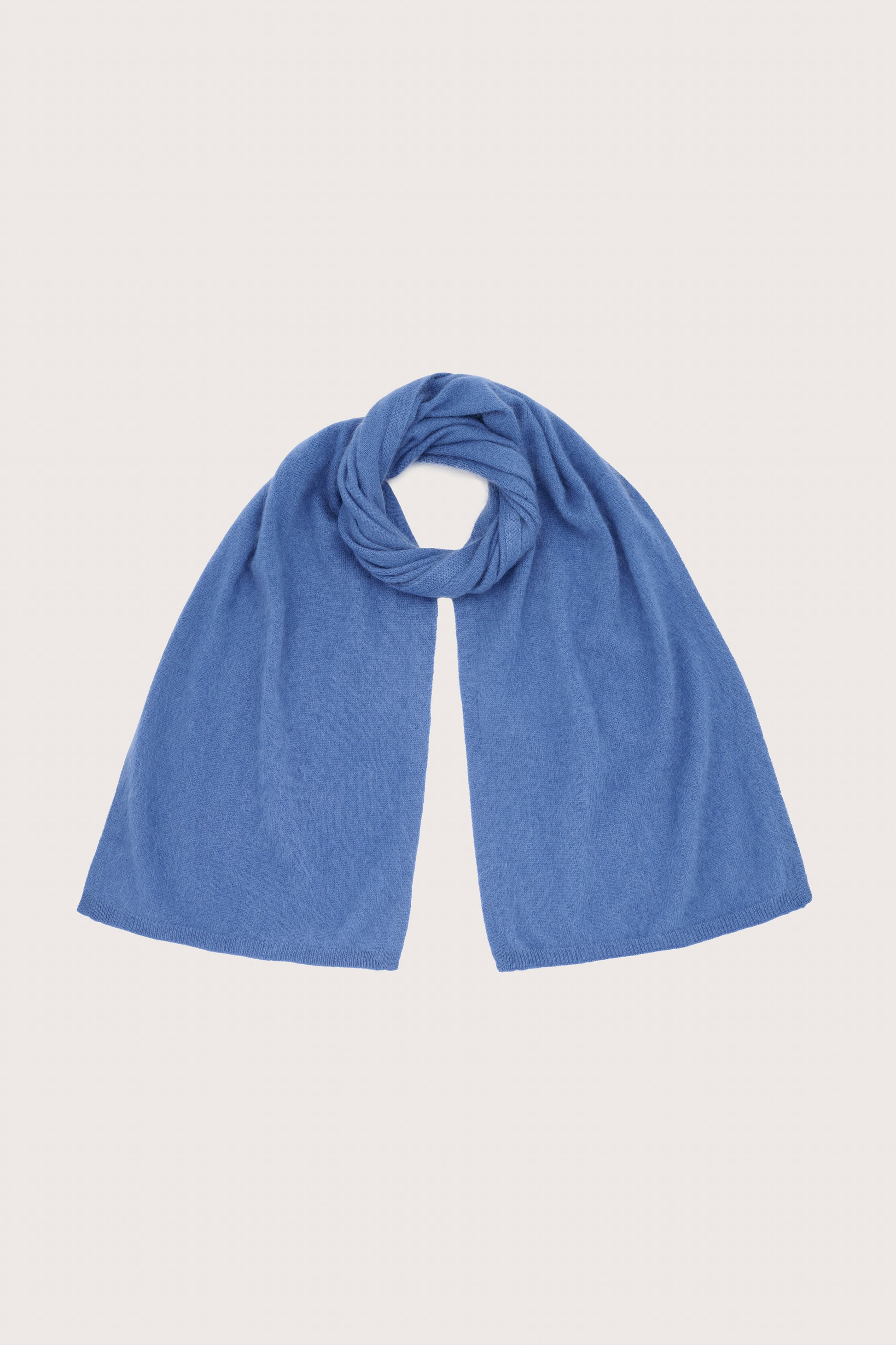 brushed cashmere blue scarf