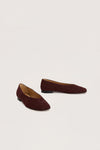 Claudia Suede Pump Bordeaux