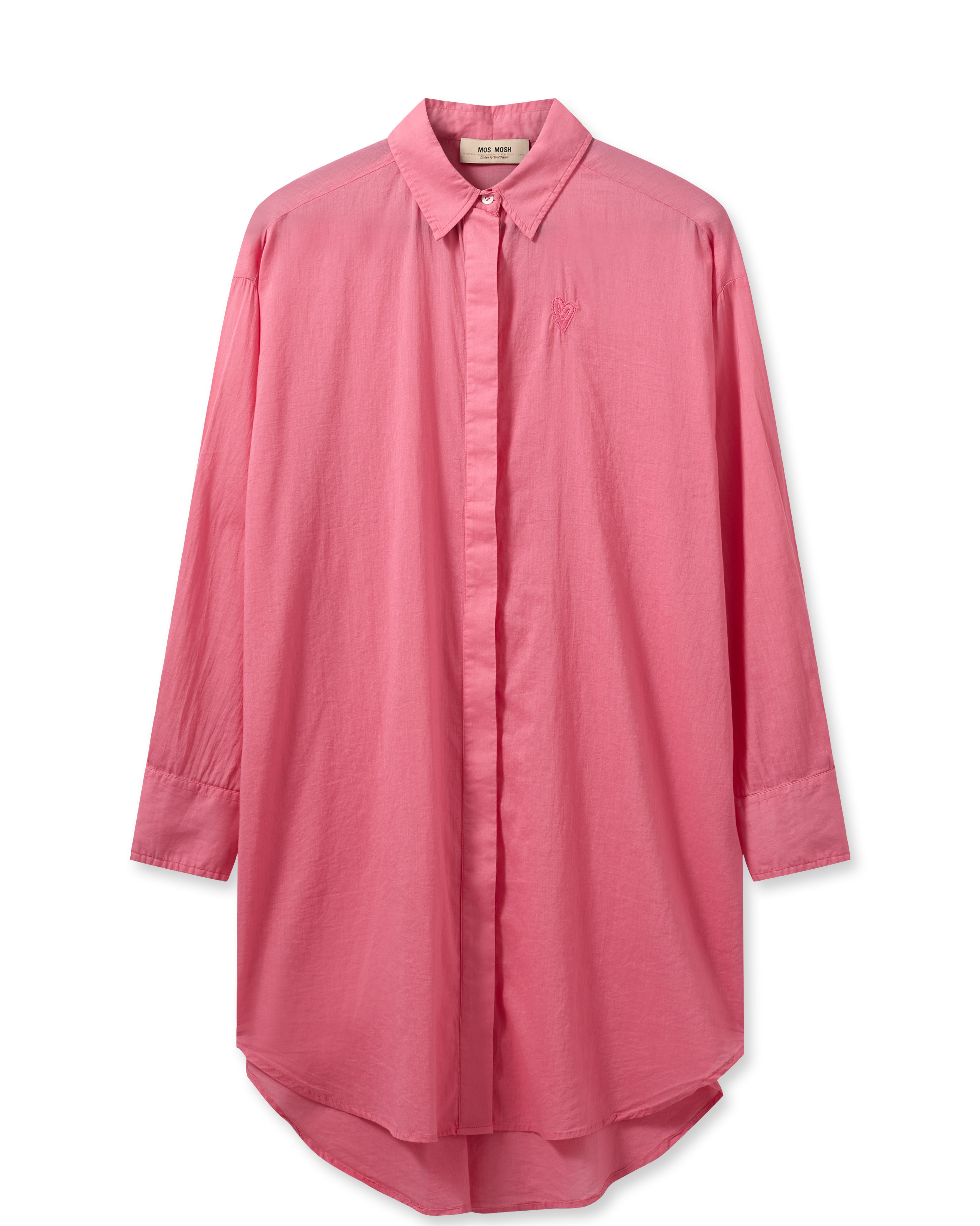 Rose poplin shirtdress deals
