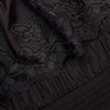 Close up of lace inserts