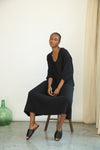 Organic cotton black dress from beaumont organics
