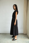 Black organic cotton dress from Beaumont Organics