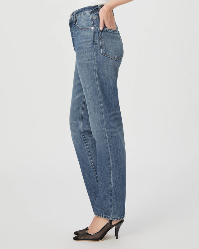 Side view Sawyer vintage inspired high rise jean