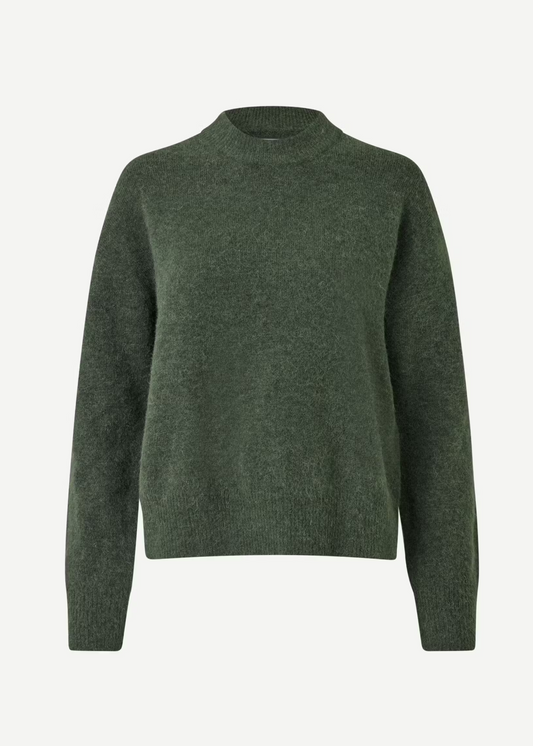 dark green o neck jumper 