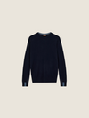 navy round neck jumper