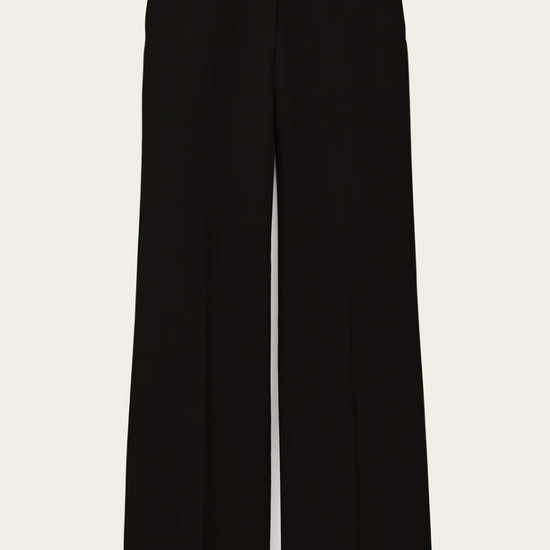 black wide leg formal trousers from ba&sh