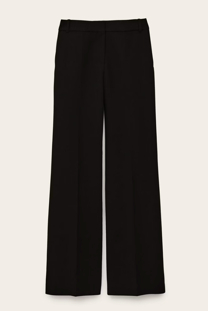 black wide leg formal trousers from ba&sh