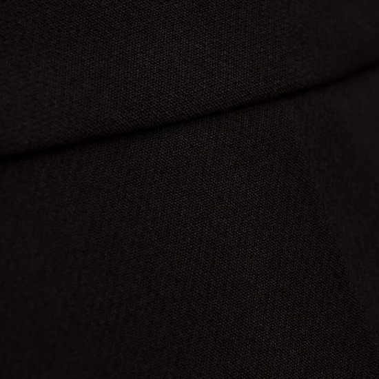 black wide leg formal trousers from ba&sh close up of fabric
