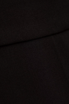 black wide leg formal trousers from ba&sh close up of fabric