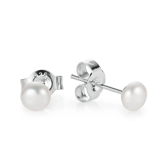small pearl stud earrings from claudia bradby