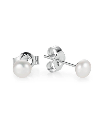 small pearl stud earrings from claudia bradby