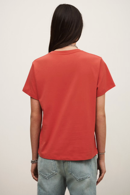 ned tshirt with white bash on the front rear