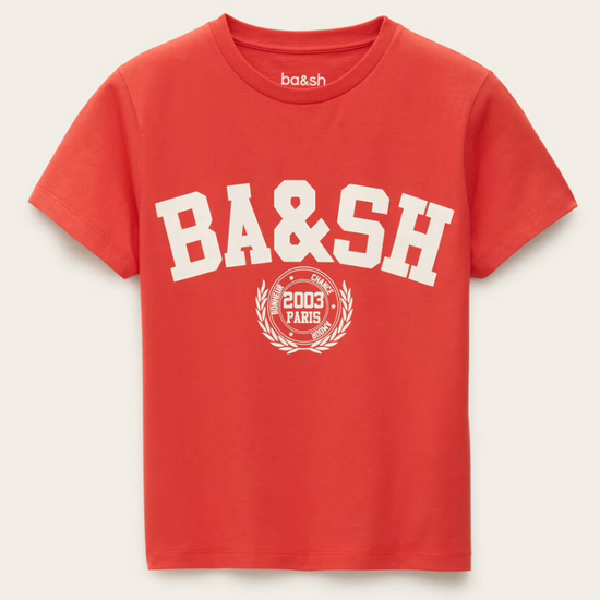 ned tshirt with white bash on the front 